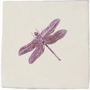 Декор Cevica Provenza Dec. Dragonfly Marron Prov.Crema